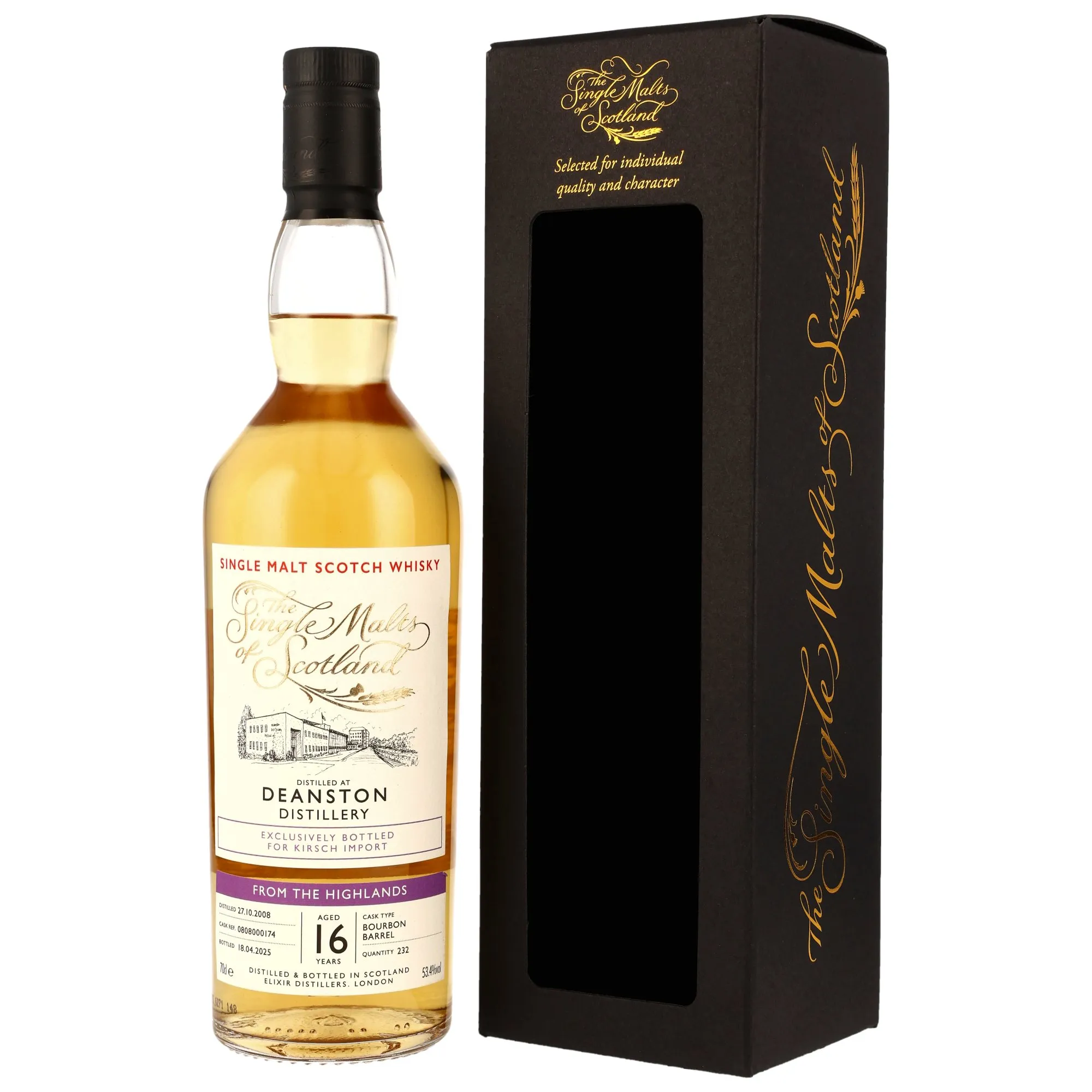 Deanston 2008/2025 - 16 Year Old - Bourbon Barrel #0808000174 (SMoS) - Kirsch