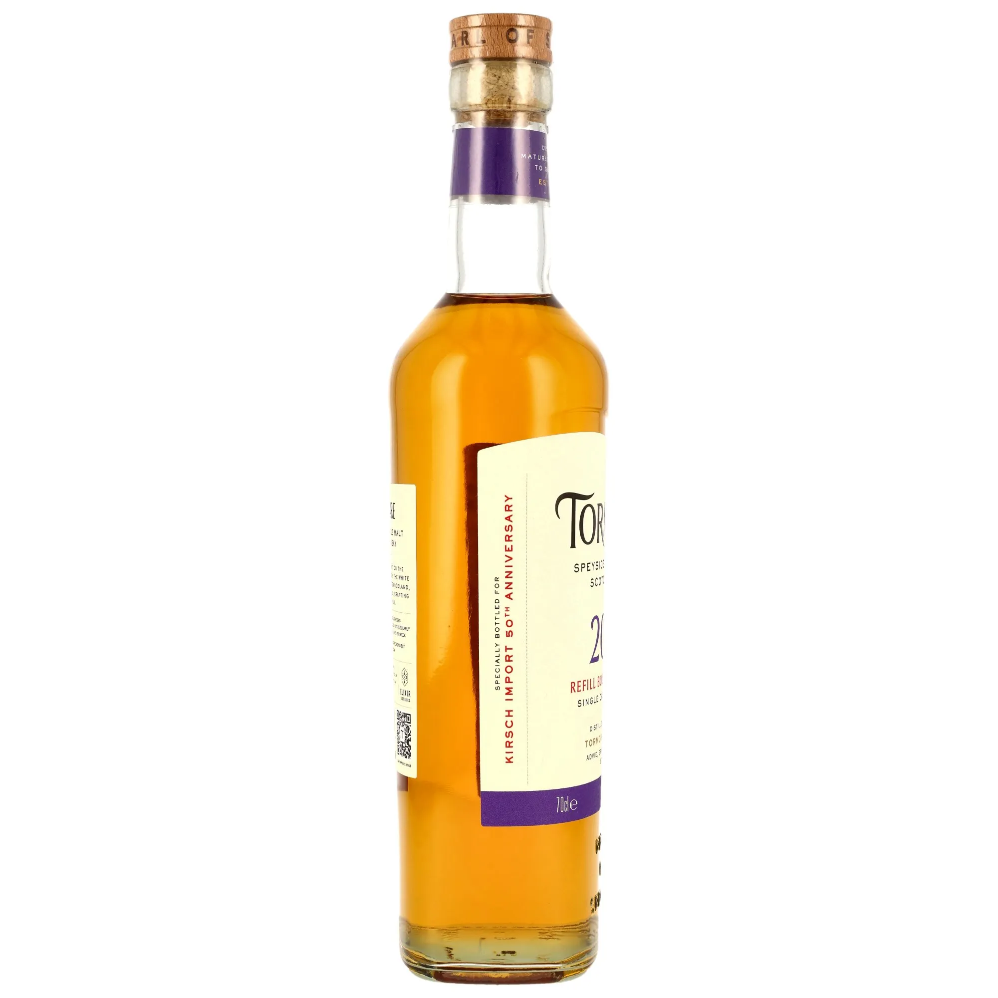 Tormore 2007/2026 - 18 Jahre - Refill Bourbon Barrel #700702 - 50th Anniversary Kirsch Import