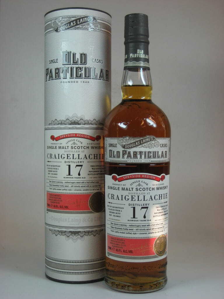 Craigellachie 17 Jahre Sherry Butt 1995/2013 Douglas Laing "Old Particular" 48,4%vol. 0,7l