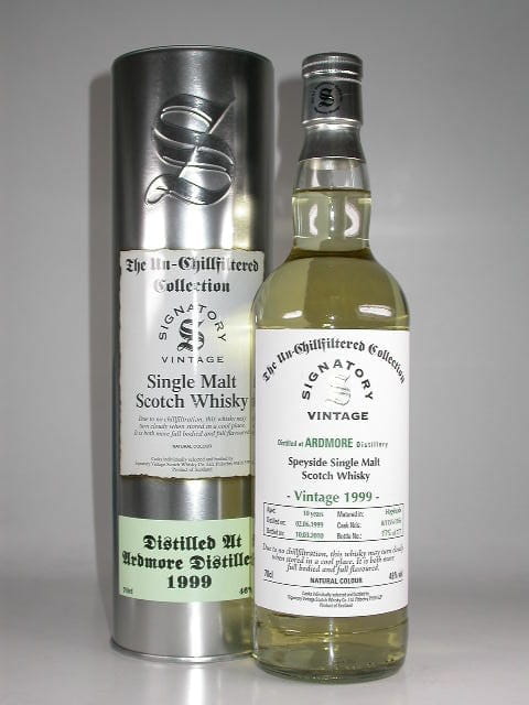Ardmore 10 Jahre 1999/2010 Un-Chillfiltered Signatory 46%vol. 0,7l