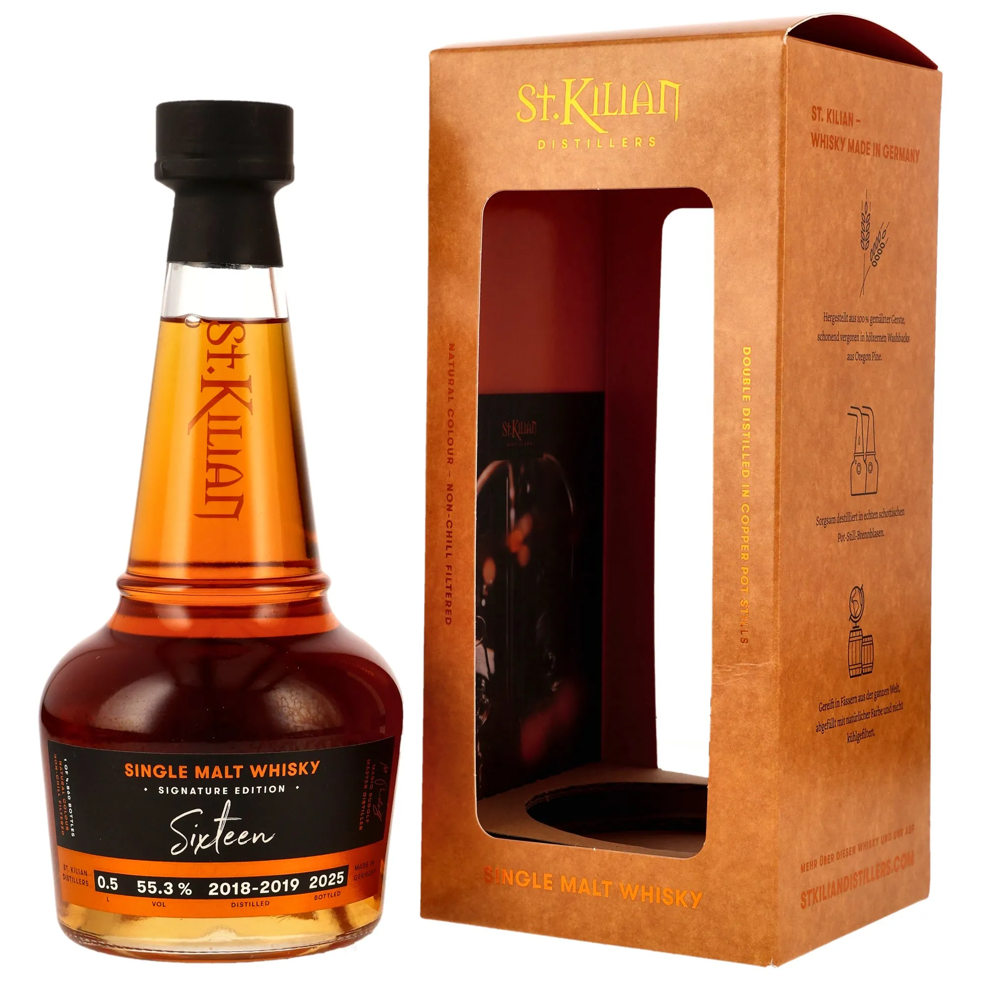 St. Kilian Distillers Signature Edition Sixteen - ex-Portugal Wine Cask 7 Year Old, Tawny Port, Ruby Port, Madeira, Moscatel de Setúbal Cask, 2025, 55.3%