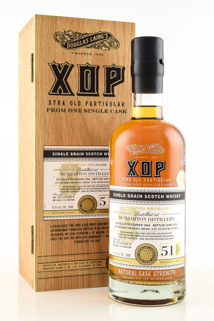 Dumbarton 51 Jahre 1964/2016 Refill Hogshead Douglas Laing XOP 45,8%vol. 0,7l