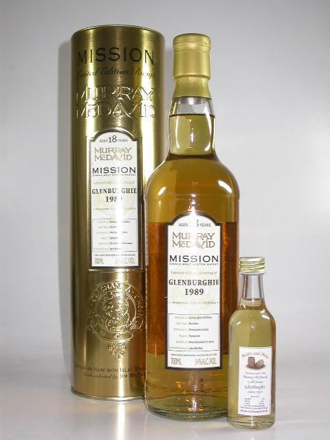 Glenburghie 1989/2007 Murray McDavid Gold Series 54%vol. Sample 0,05l
