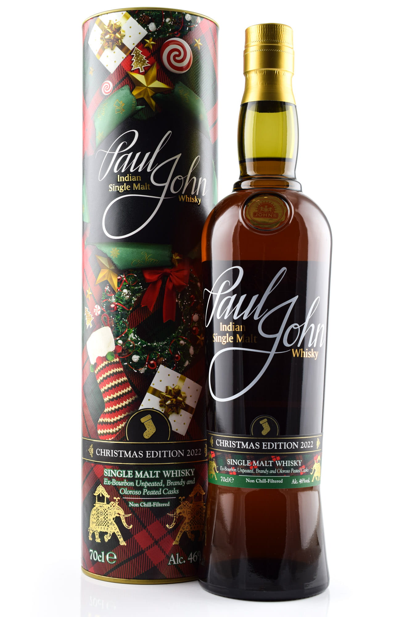 Paul John Christmas Edition 2022 46%vol. 0,7l Paul John Christmas Edition 2022 46%vol. 0,7l