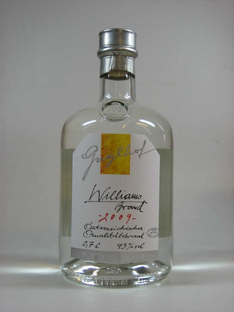 Williamsbrand 2009 Reserve Guglhof 43%vol. 0,7l