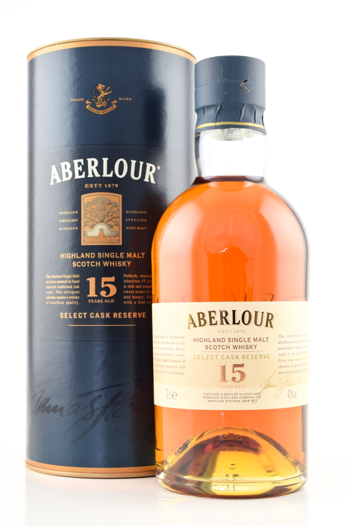 * Aberlour 15 Year Old Select Cask Reserve 43% vol. 0.7l - without gift package
