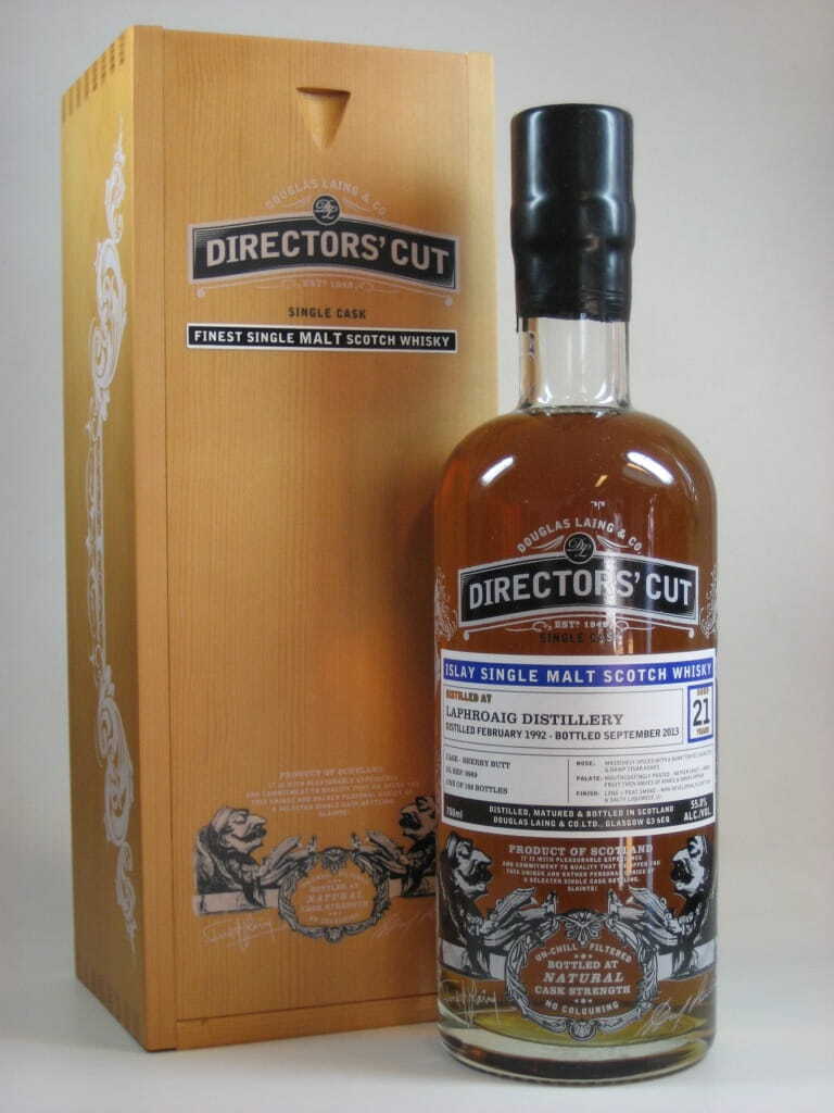 Laphroaig 21 Jahre 1992/2013 Sherry Butt Douglas Laing Director's Cut 55,8%vol. 0,7l