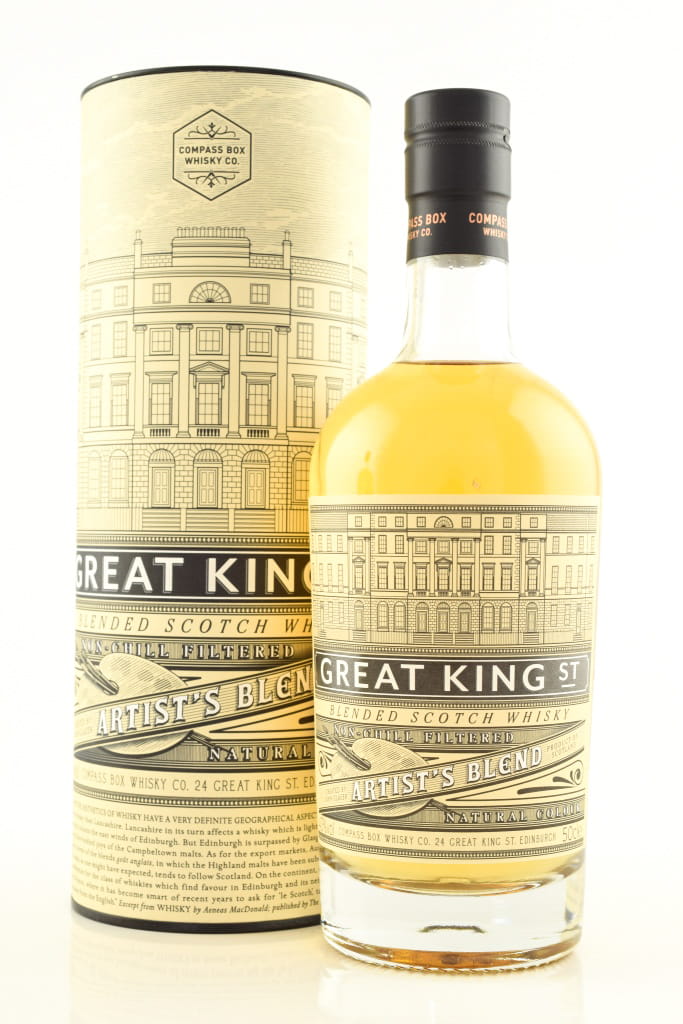 Great King Street - Artist's Blend Compass Box 43% vol. 0.5l Great King Street - Artist's Blend Compass Box 43% vol. 0.5l
