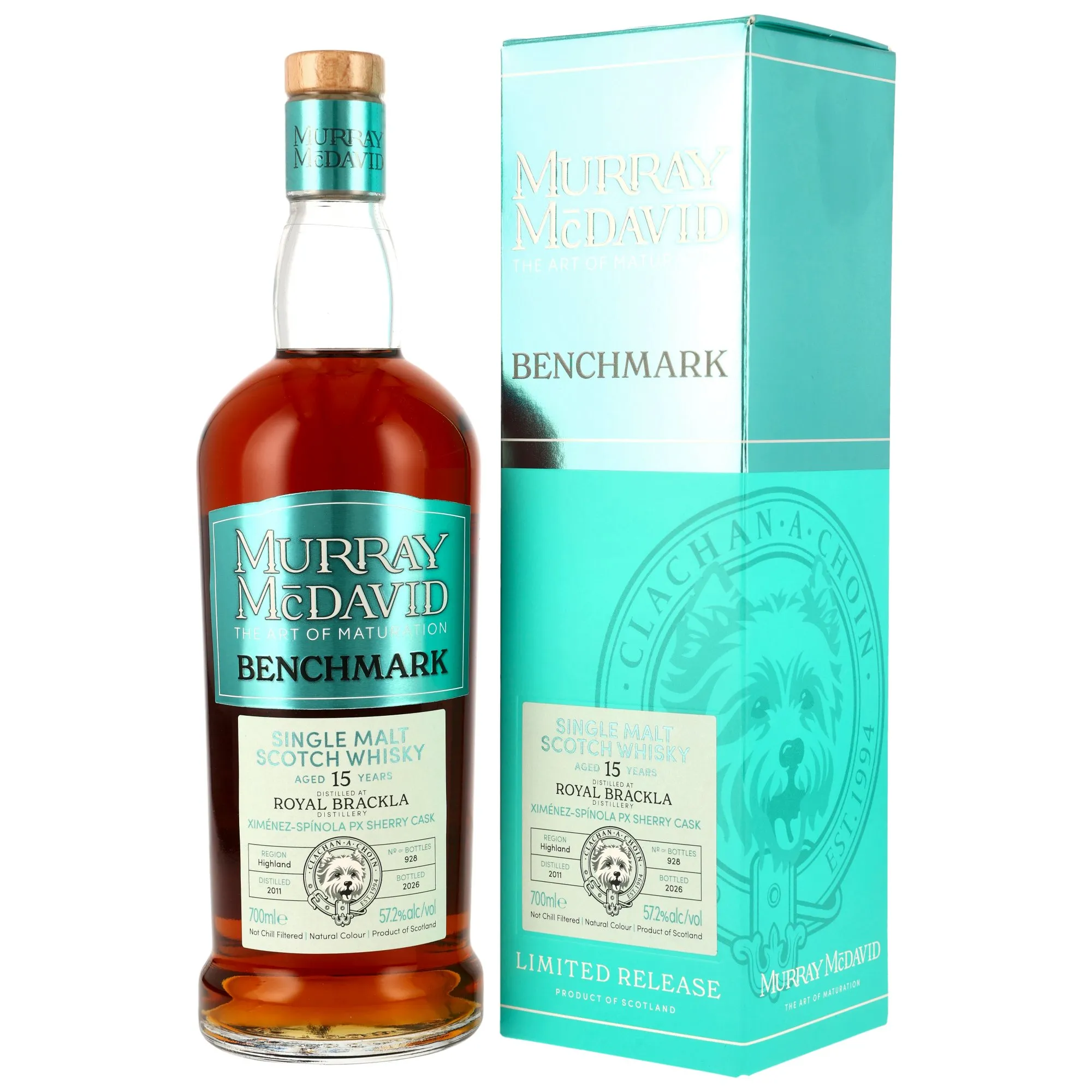 Royal Brackla 2011/2026 - 15 Year Old - PX Sherry Casks - Murray McDavid