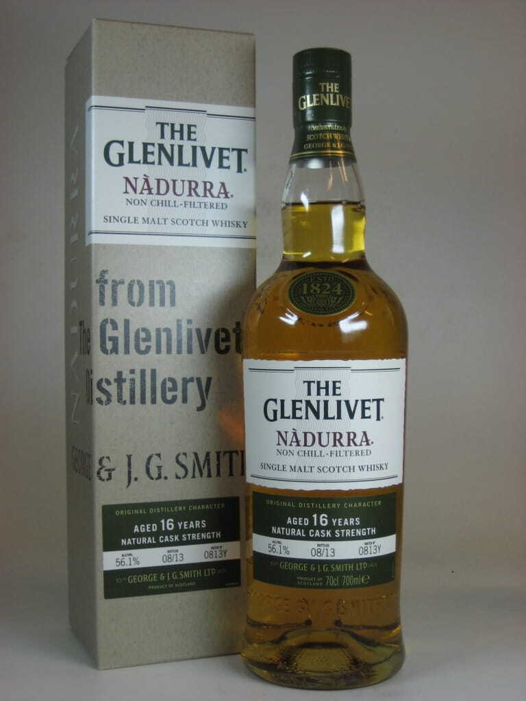 Glenlivet Nadurra 16 Jahre Bottled 2013 56,1%vol. 0,7l Glenlivet Nadurra 16 Jahre Bottled 2013 56,1%vol. 0,7l