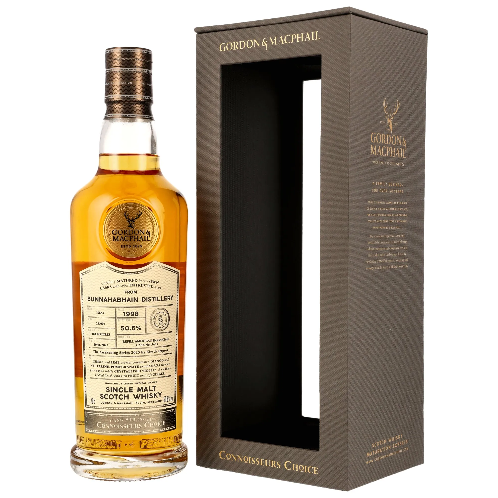 Bunnahabhain 1998/2025 Refill American Hogshead #5453 - G&M CC CS - The Awakening Series