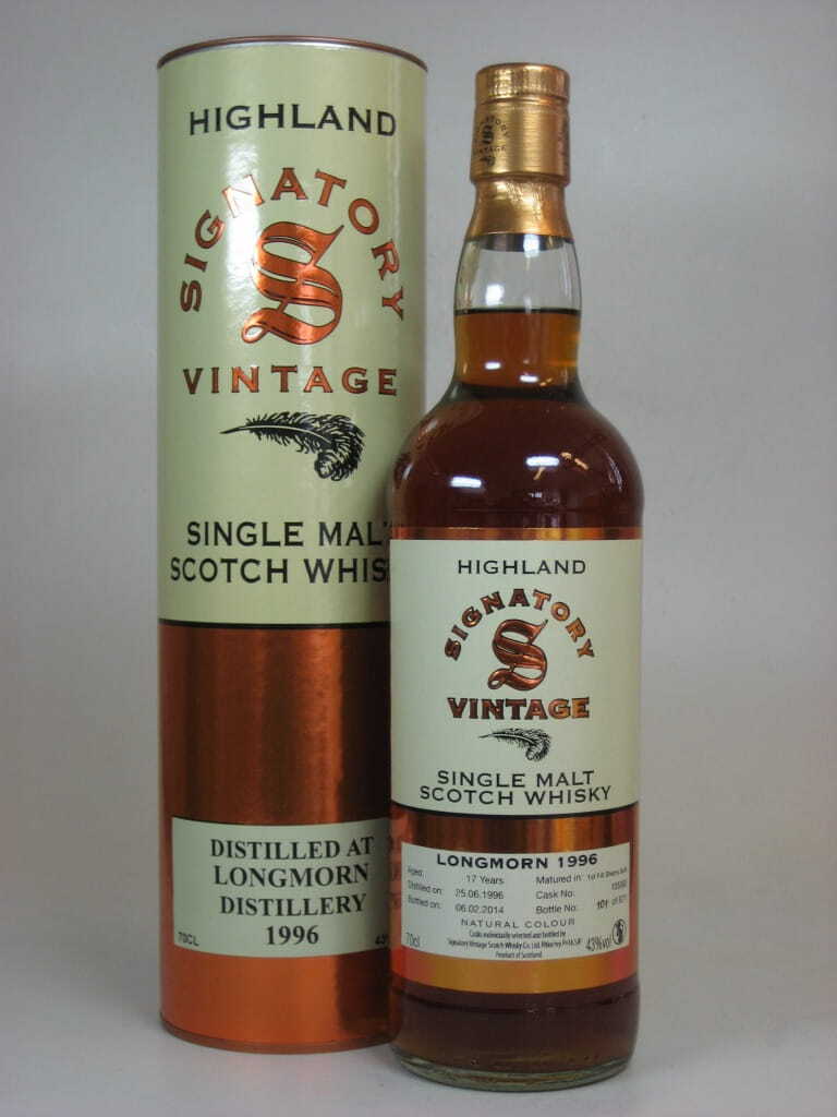 Longmorn 17 Jahre 1996/2014 1st fill Sherry Butt #105090 Vintage Signatory 43%vol. 0,7l