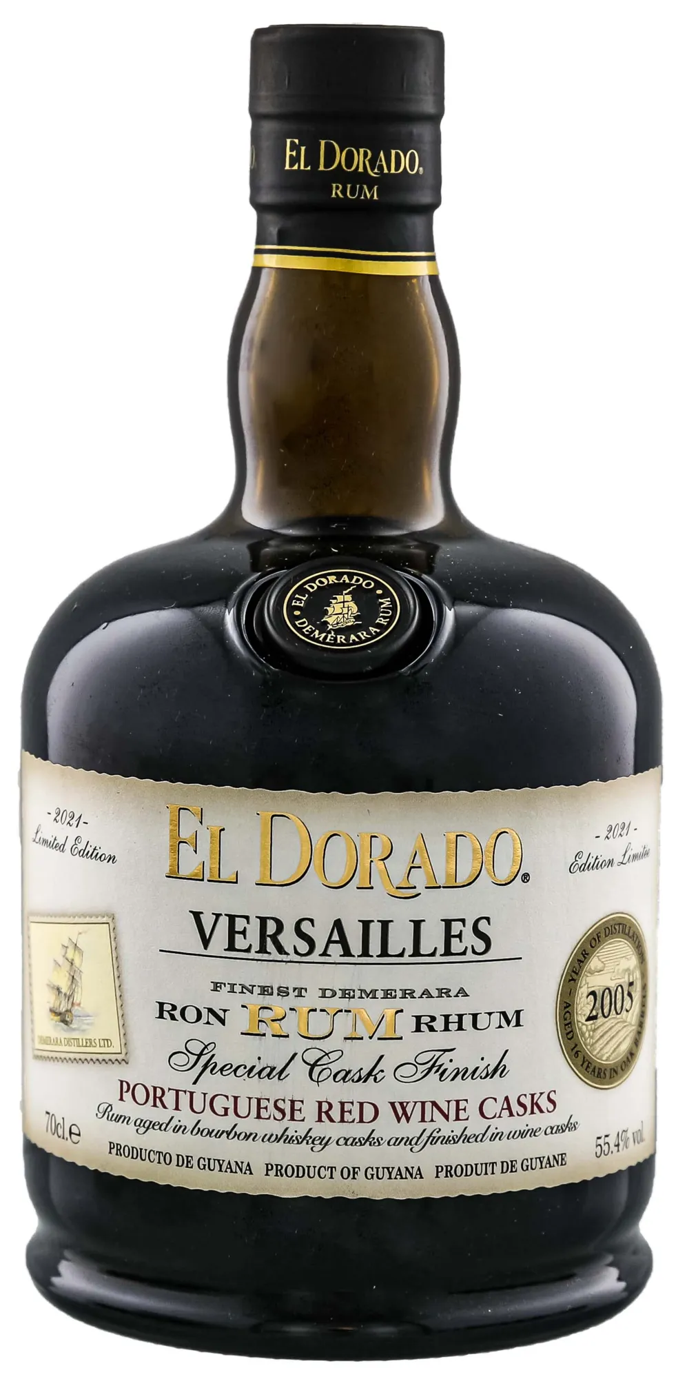 El Dorado Versailles Special Cask Finish 2005/2021 Red Wine Casks