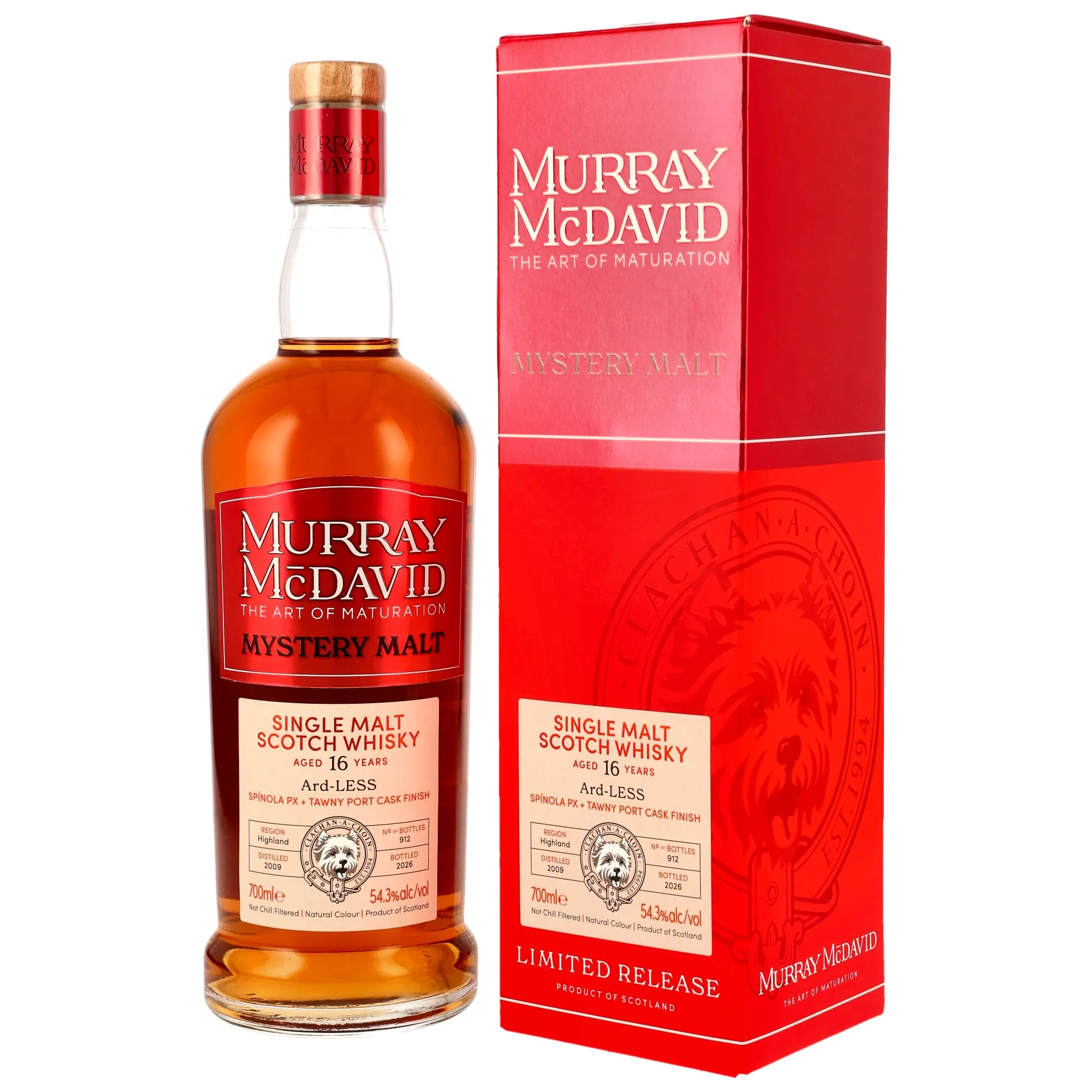 Ard-LESS 2009/2026 - 16 Jahre - PX + Tawny Port - Murray McDavid