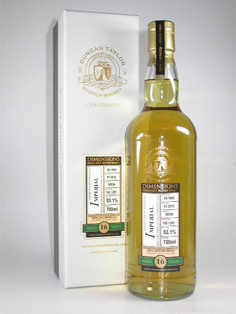 Imperial 16 Jahre 1995/2012 Dimensions Duncan Taylor 53,1%vol. 0,7l