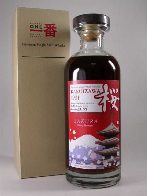 Karuizawa Sakura 1981/2012 Single Sherry Cask No. 158 62,8%vol. 0,7l