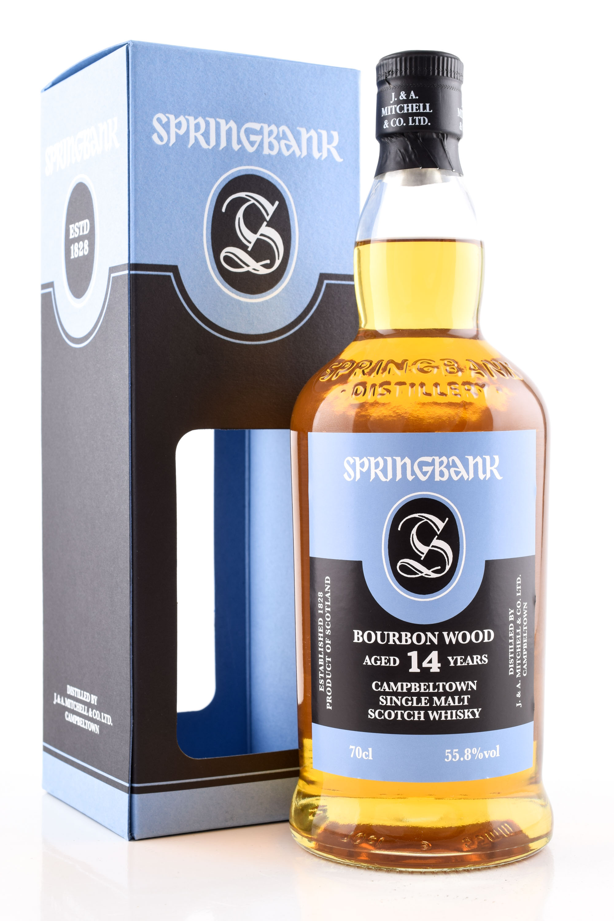 Springbank 14 Year Old Bourbon Wood 55.8% vol. 0,7l Springbank 14 Year Old Bourbon Wood 55.8% vol. 0,7l