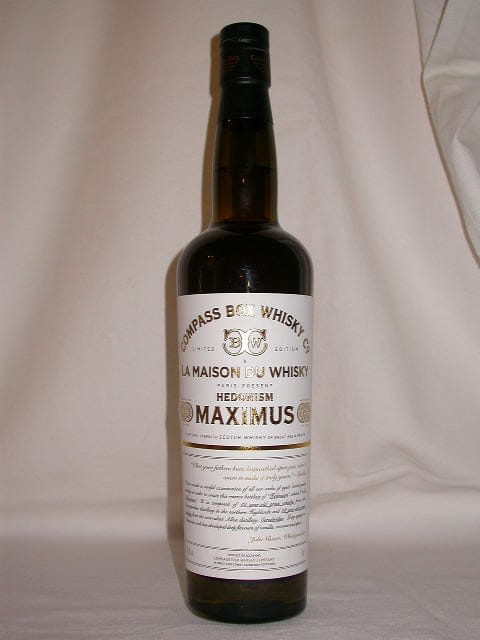 Hedonism Maximus "La Maison du Whisky" Compass Box 50,1%vol. 0,7l