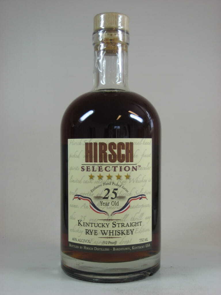 Hirsch Selection 25 Year Old Kentucky Straight Rye Whiskey 46% vol. 0,7l