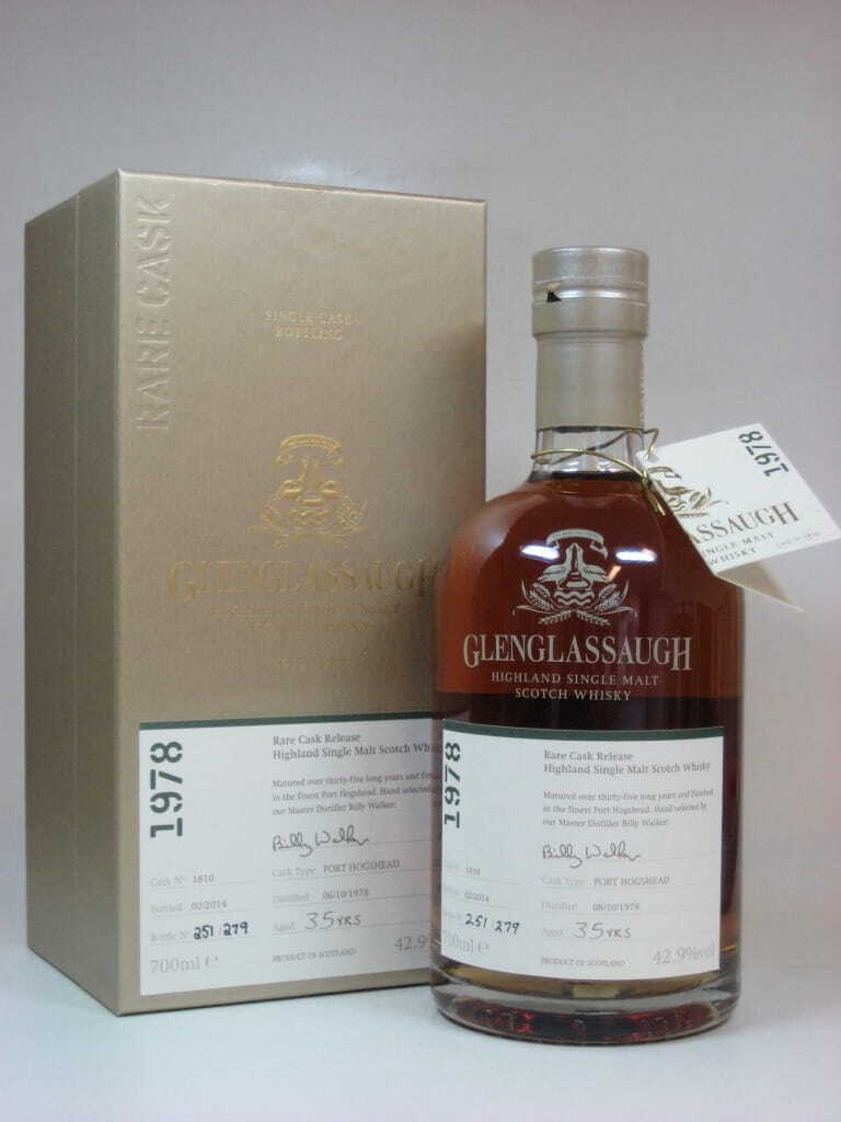 Glenglassaugh 35 Jahre 1978/2014 Port Hogshead #1810 42,9%vol. 0,7l