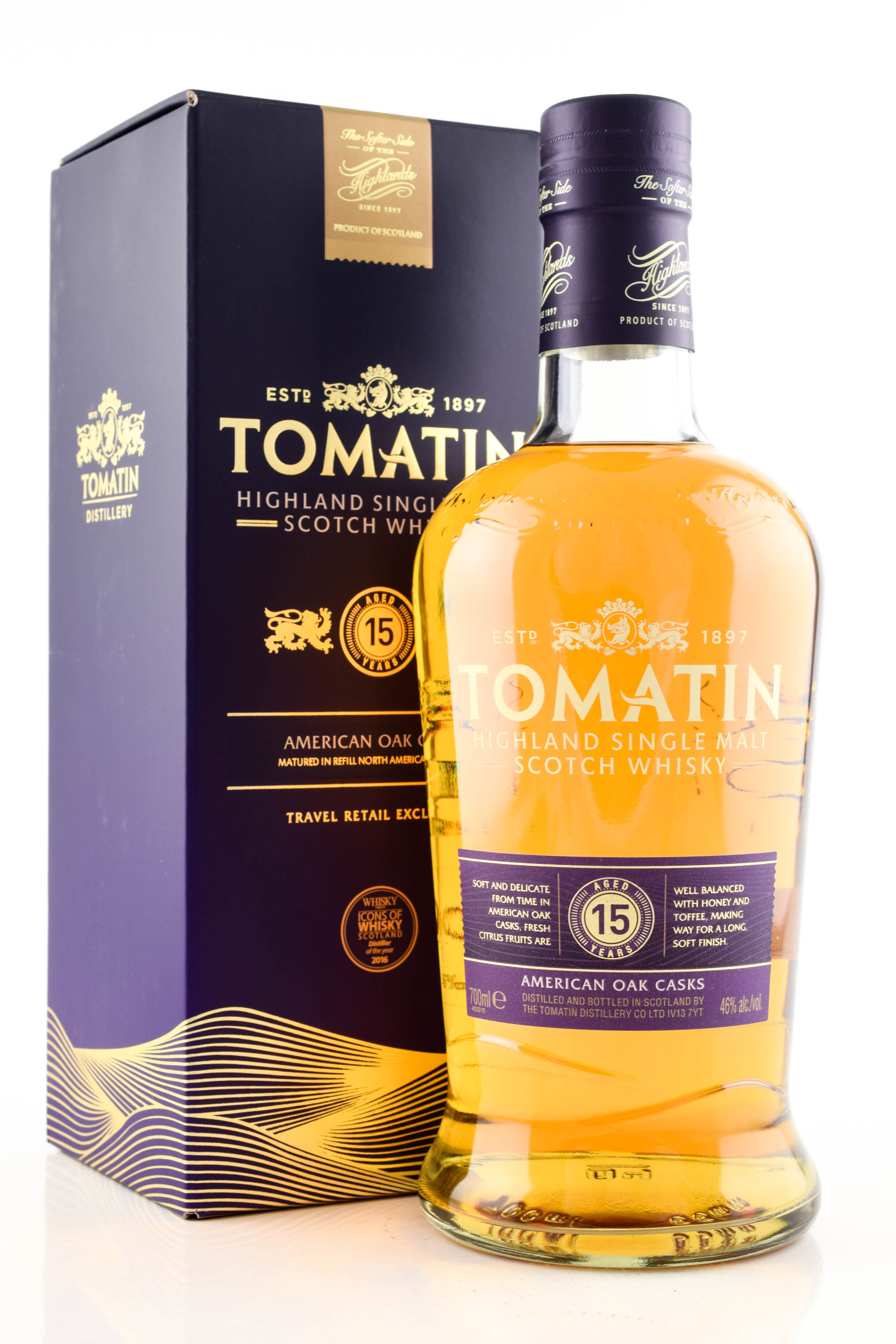 Tomatin 15 Year Old 46% vol. 0,7l Tomatin 15 Year Old 46% vol. 0,7l