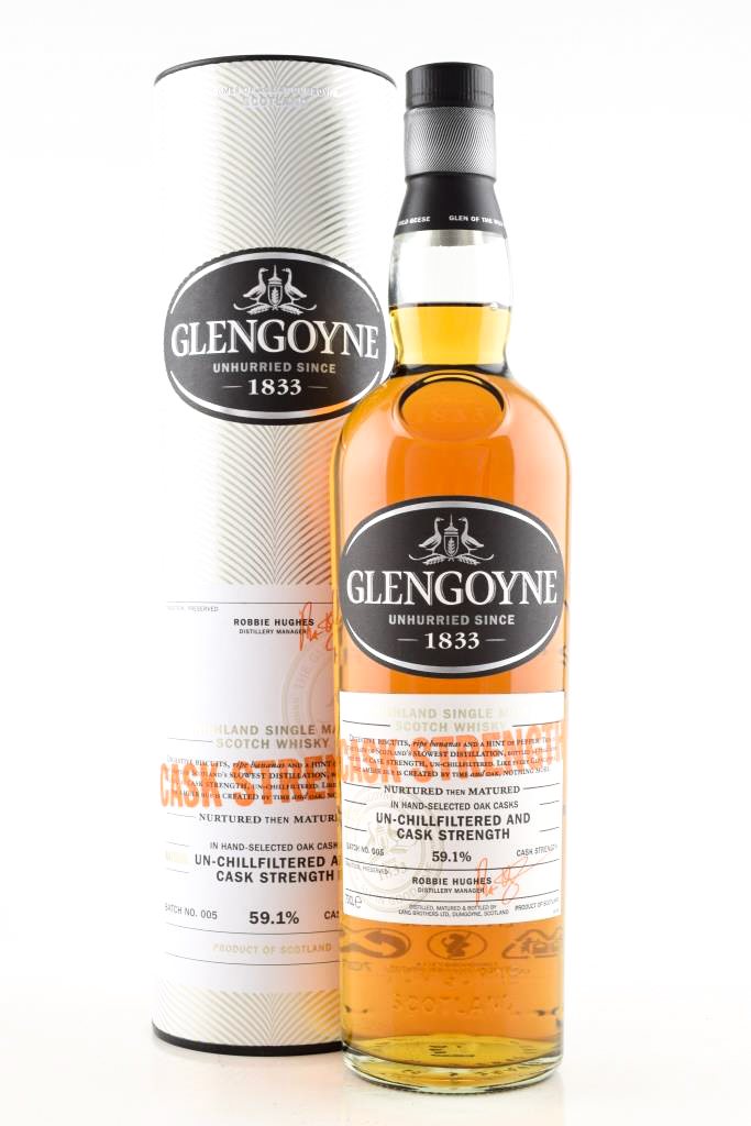Cask Strength Glengoyne Batch # 005 59.1% vol. 0,7l Cask Strength Glengoyne Batch # 005 59.1% vol. 0,7l