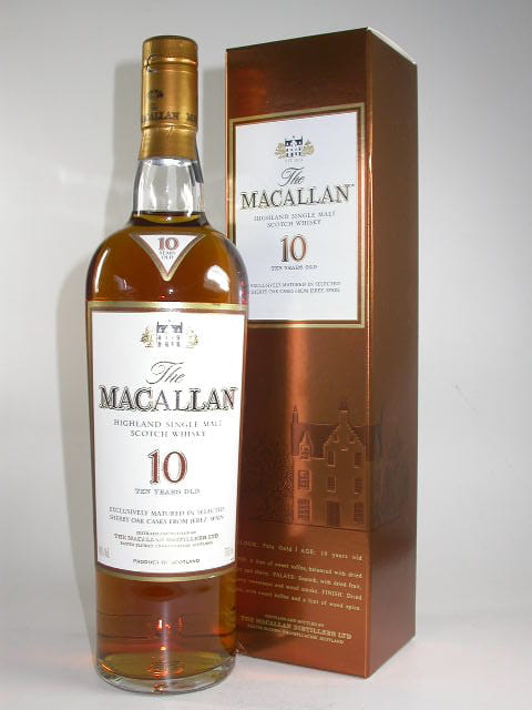 Macallan 10 Jahre Sherry-Fass 40%vol. 0,7l