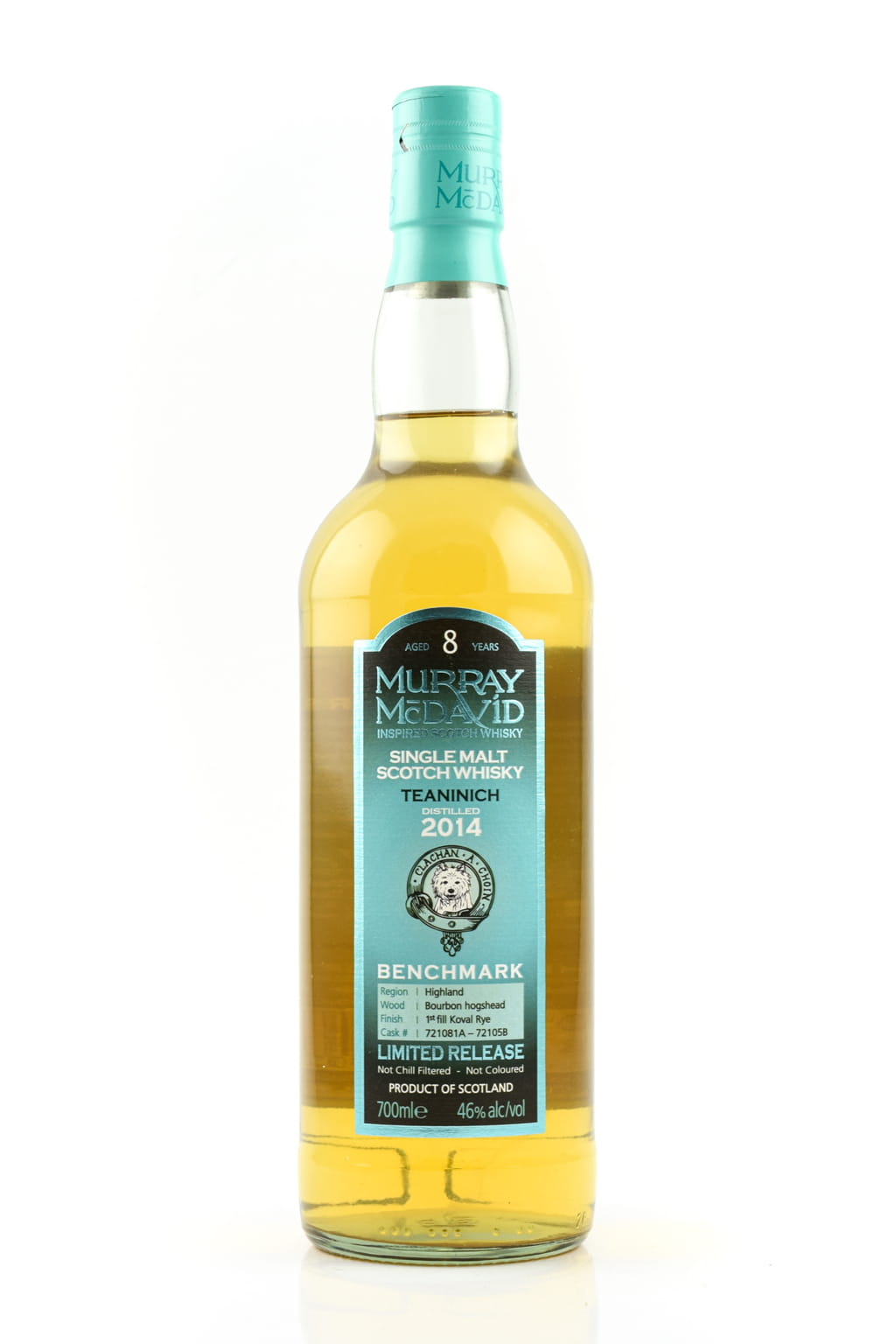 Teaninich 8 Jahre "Benchmark" Murray McDavid 46%vol. 0,7l