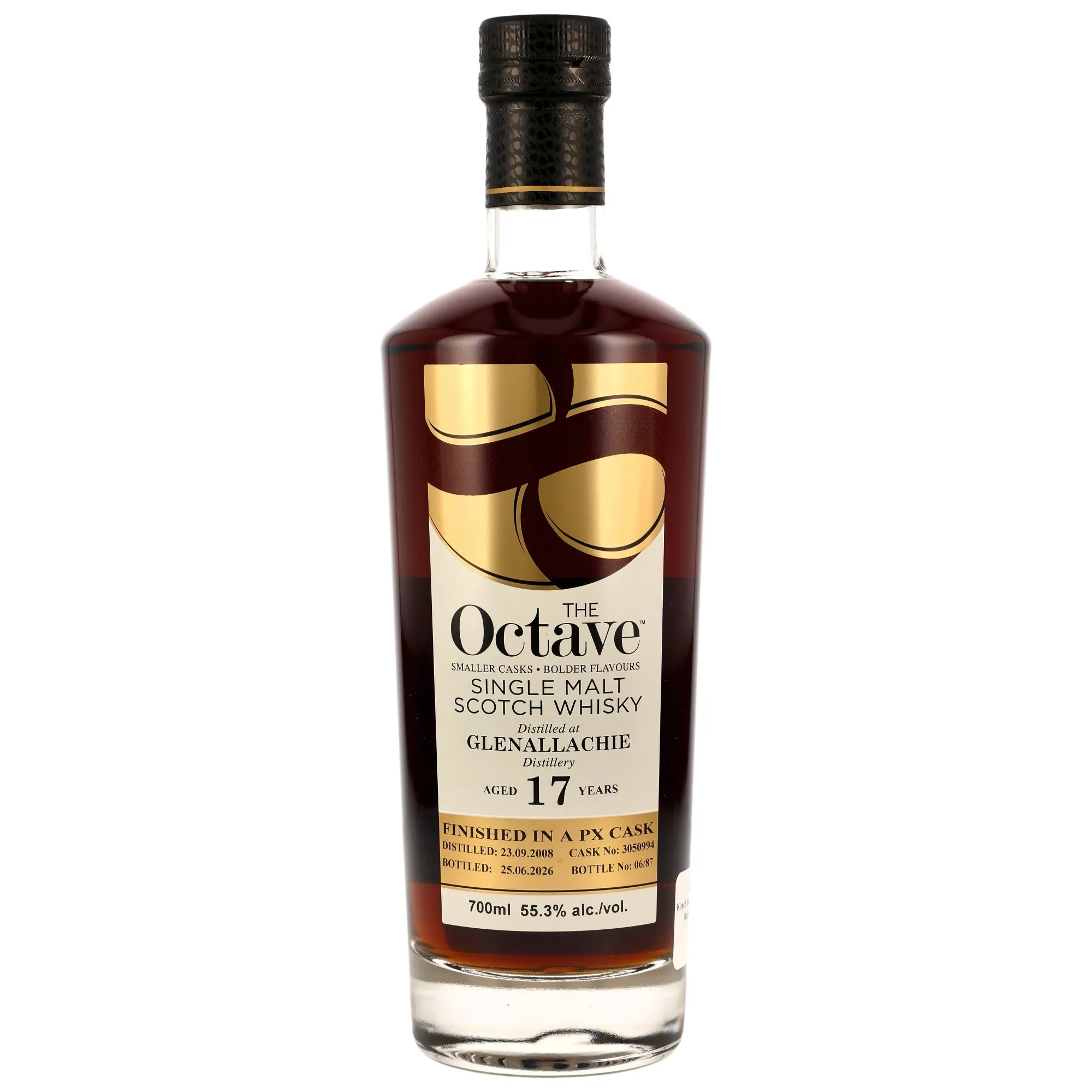 Glenallachie 2008/2026 - 17 Year Old - PX Sherry Cask Finish #3050994 - The Octave (Duncan Taylor)
