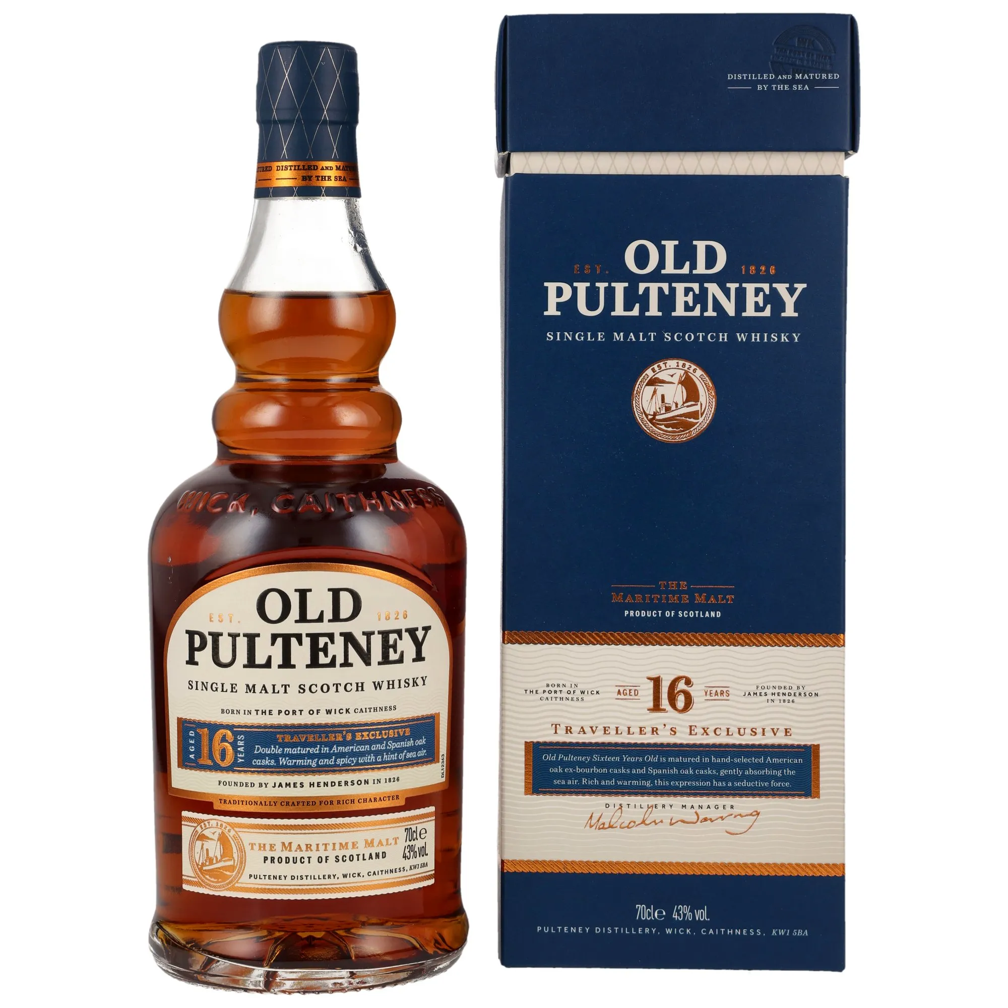 Old Pulteney 16 Year Old - 43%