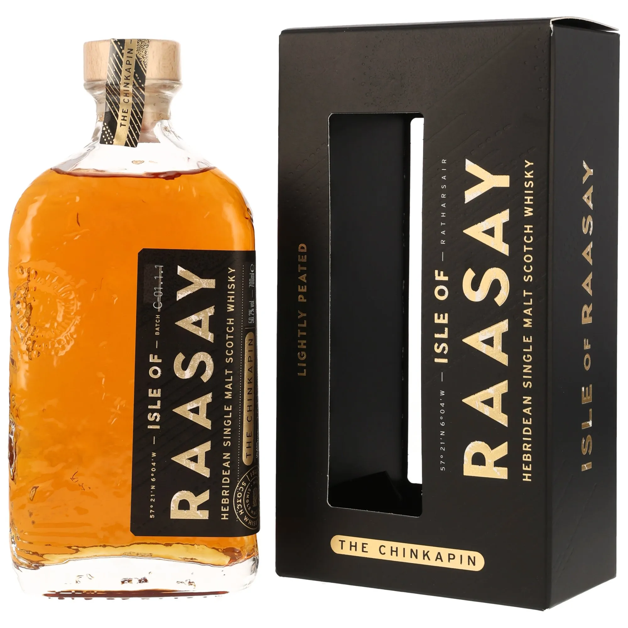 Isle of Raasay The Chinkapin, Chinkapin Oak Cask, Batch No. C.01.1.1, 2026, 50.2%