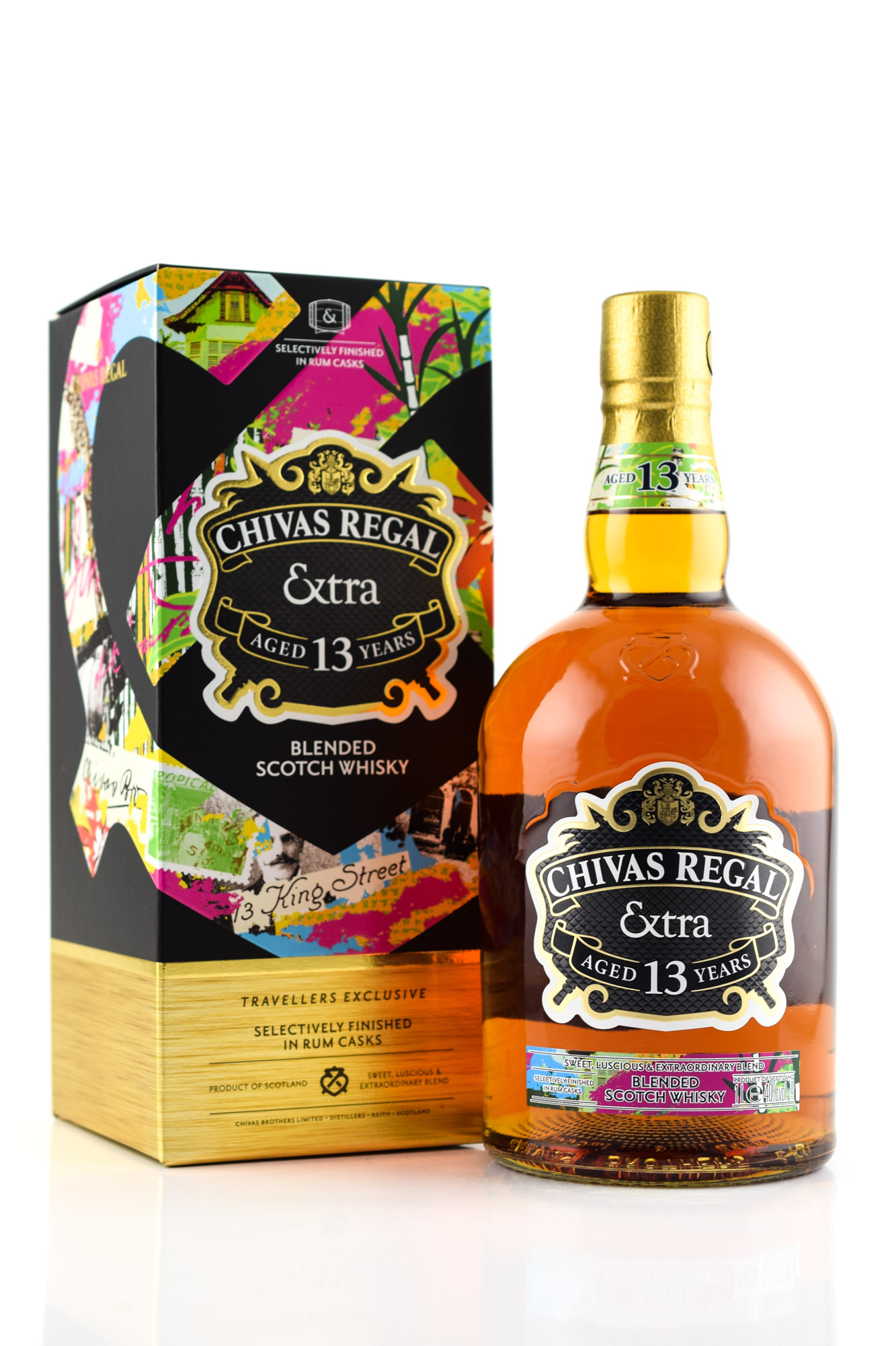 Chivas Regal Extra 13 Jahre Rum Cask 40%vol. 1,0l Chivas Regal Extra 13 Jahre Rum Cask 40%vol. 1,0l