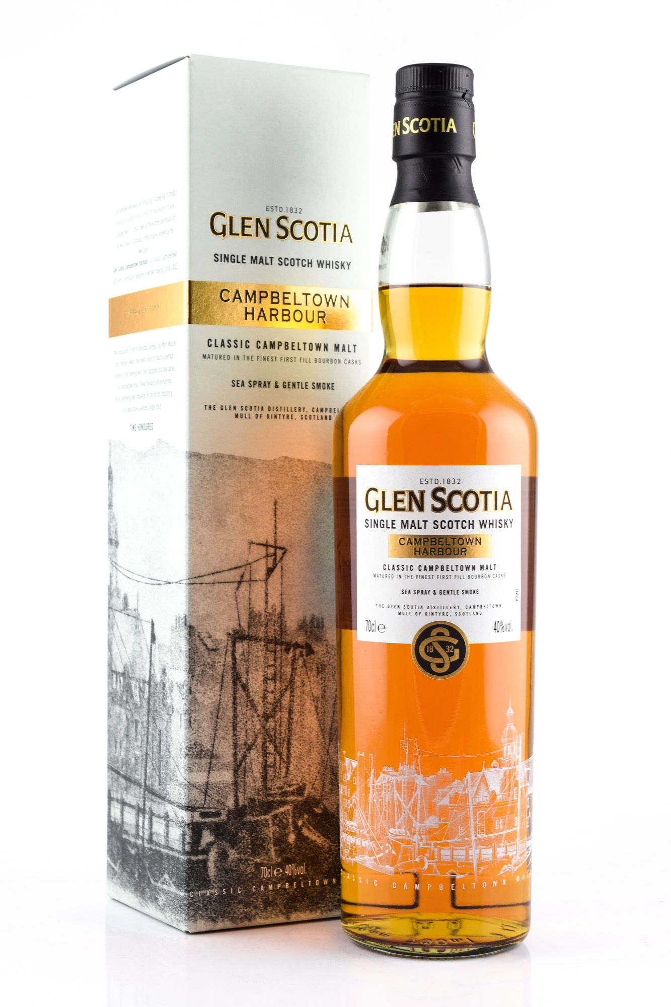 Glen Scotia Campbeltown Harbour 40%vol. 0,7l - old Design Glen Scotia Campbeltown Harbour 40%vol. 0,7l - old Design