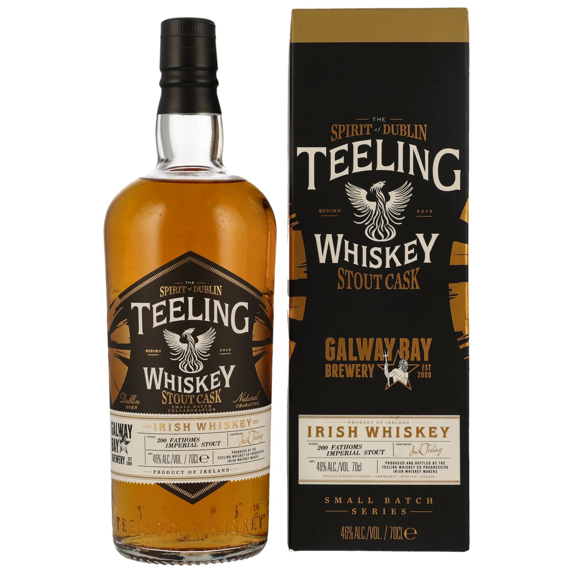 Teeling Stout Cask Finish Small Batch, 200 Fathoms Imperial Stout Cask, 46%