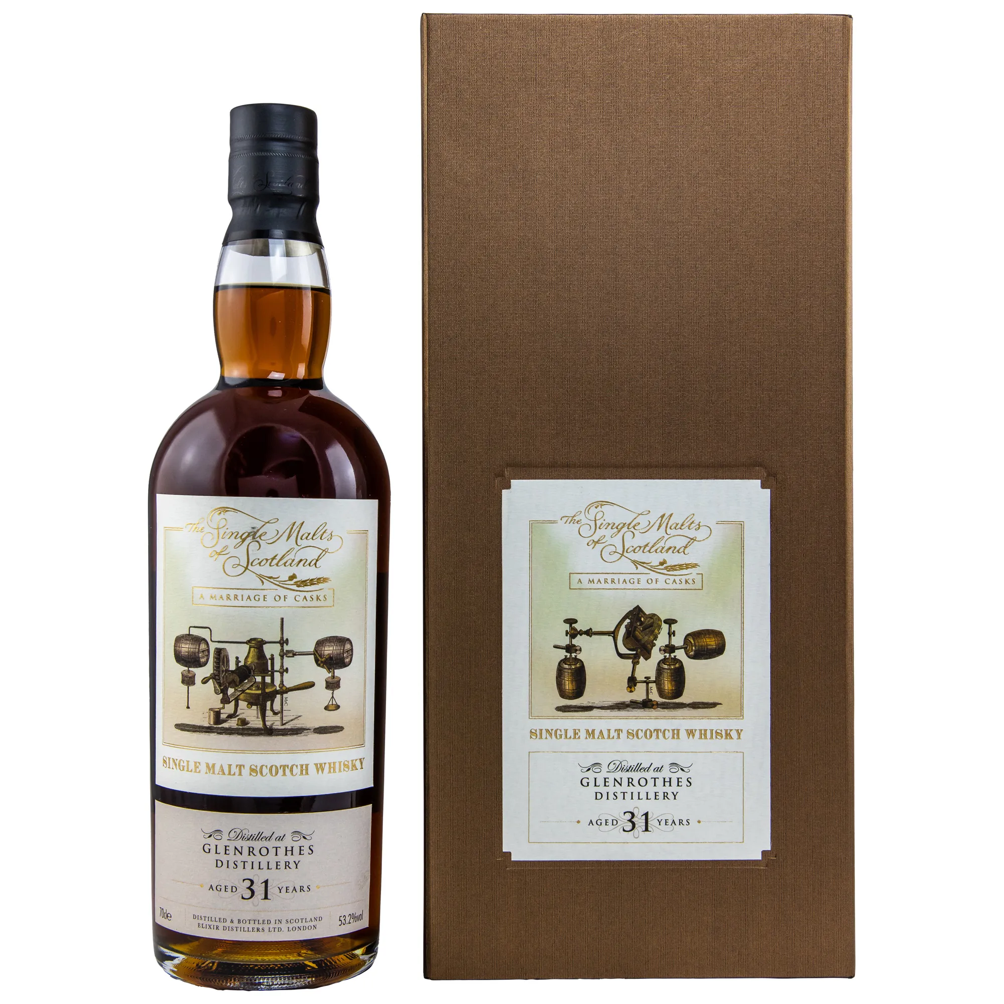 Glenrothes A Marriage of Cask (SMOS) 31 Year Old, Hogshead & Sherry Cask, Elixir Distillers, 53.2%
