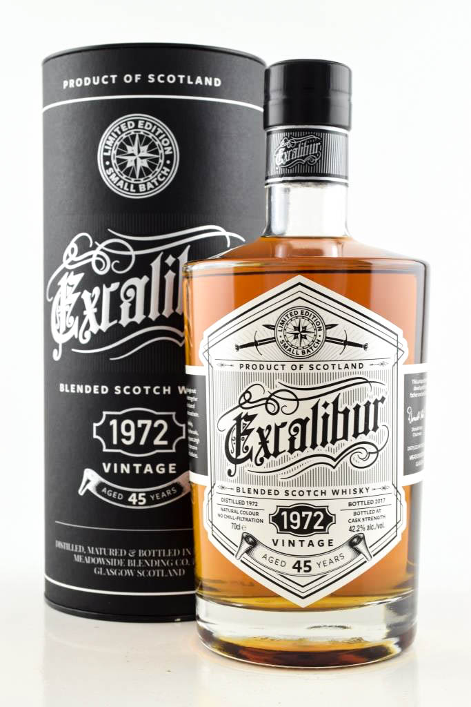 Excalibur 45 Year Old Vintage 1972 42.2% vol. 0,7l Excalibur 45 Year Old Vintage 1972 42.2% vol. 0,7l