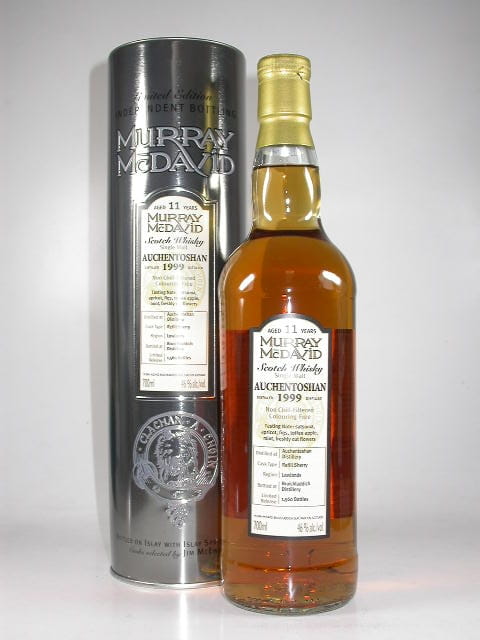 Auchentoshan 11 Jahre 1999 Refill Sherry Murray McDavid 46%vol. 0,7l