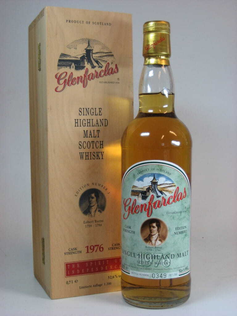 Glenfarclas Ed. No. 2 1976 Robert Burns 52,6%vol. 0,7l