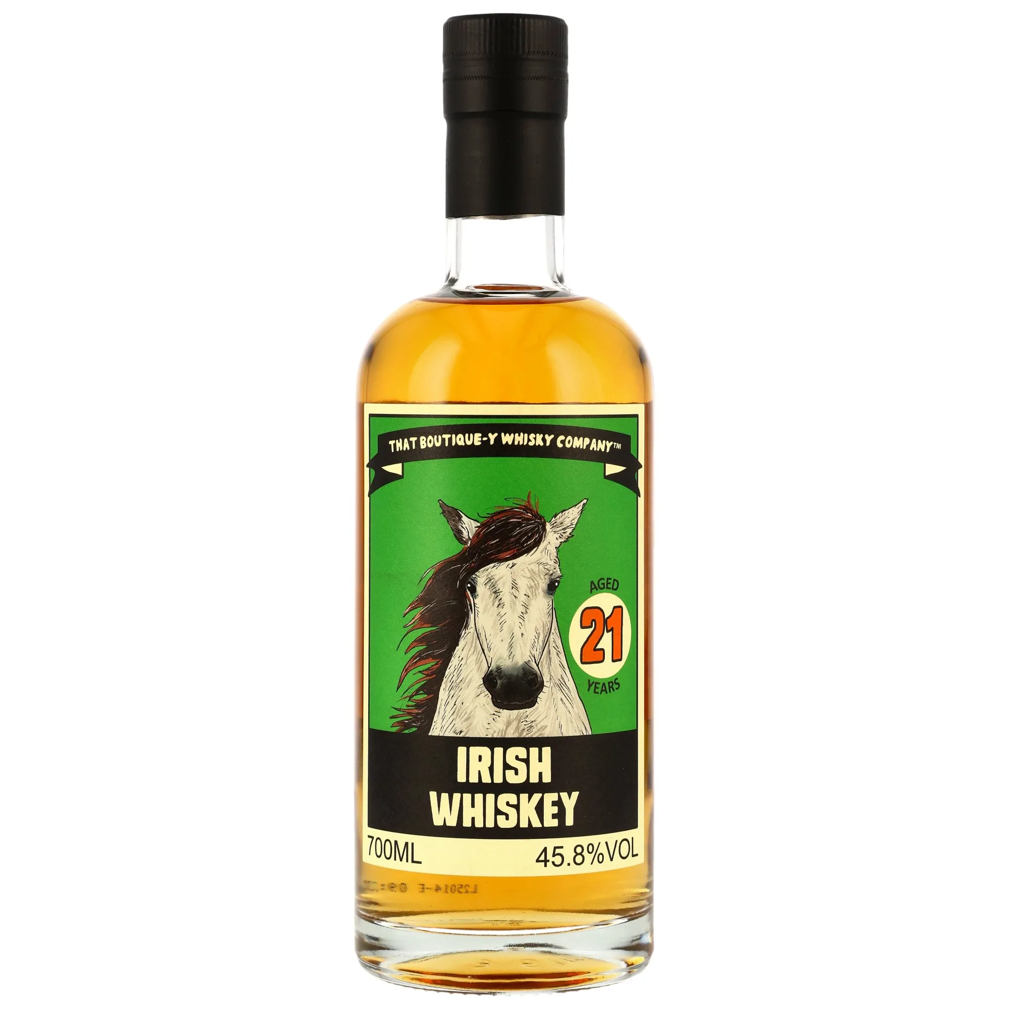 Irish 21 Year Old, Rum, Bourbon & Pedro Ximénez Sherry & Oloroso Sherry Cask, That Boutique-y Whisky Company, 45.8%
