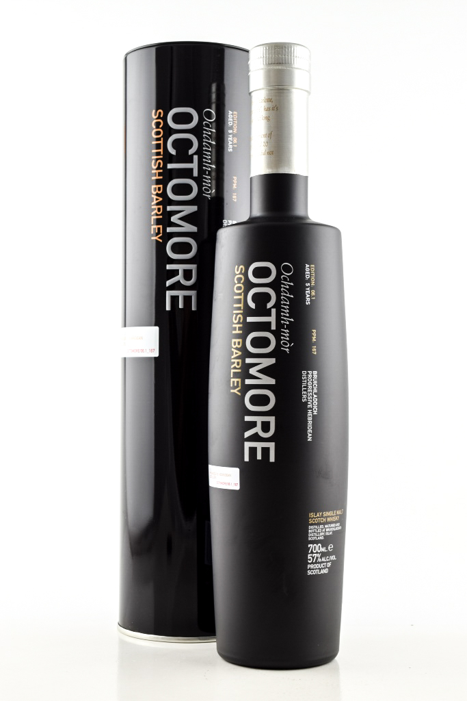 Octomore Edition 06.1_167 five Year Old Scottish Barley 57% vol. 0,7l
