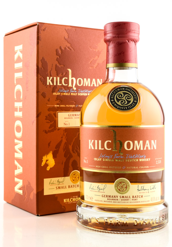 Kilchoman Germany Small Batch No. 1 Bourbon/Sherry/Port 48,9%vol. 0,7l Kilchoman Germany Small Batch No. 1 Bourbon/Sherry/Port 48,9%vol. 0,7l