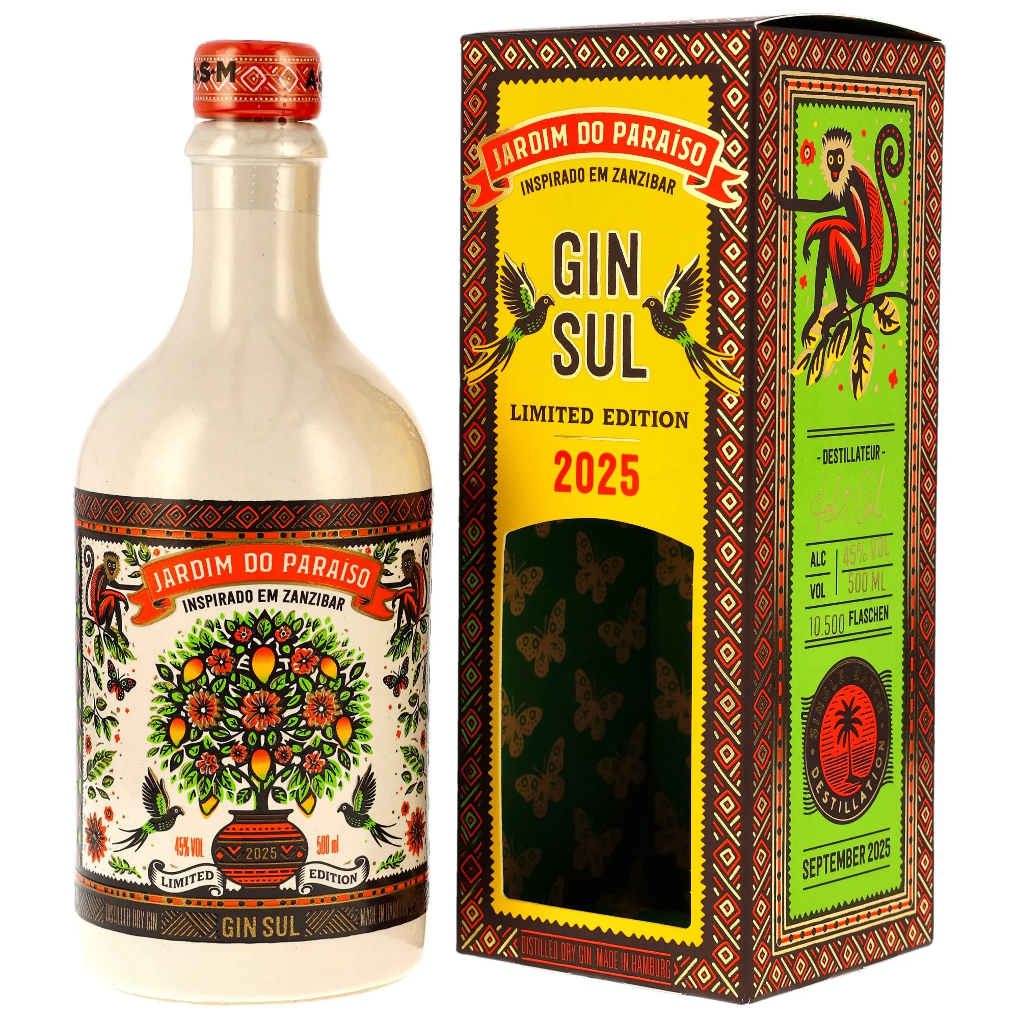 Gin Sul Jardim do Paraiso Zanzibar Limited Edition 2025