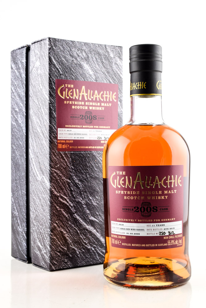 GlenAllachie 11 year old 2008/2019 Rioja Barrel #4419 55,9%vol. 0,7l
