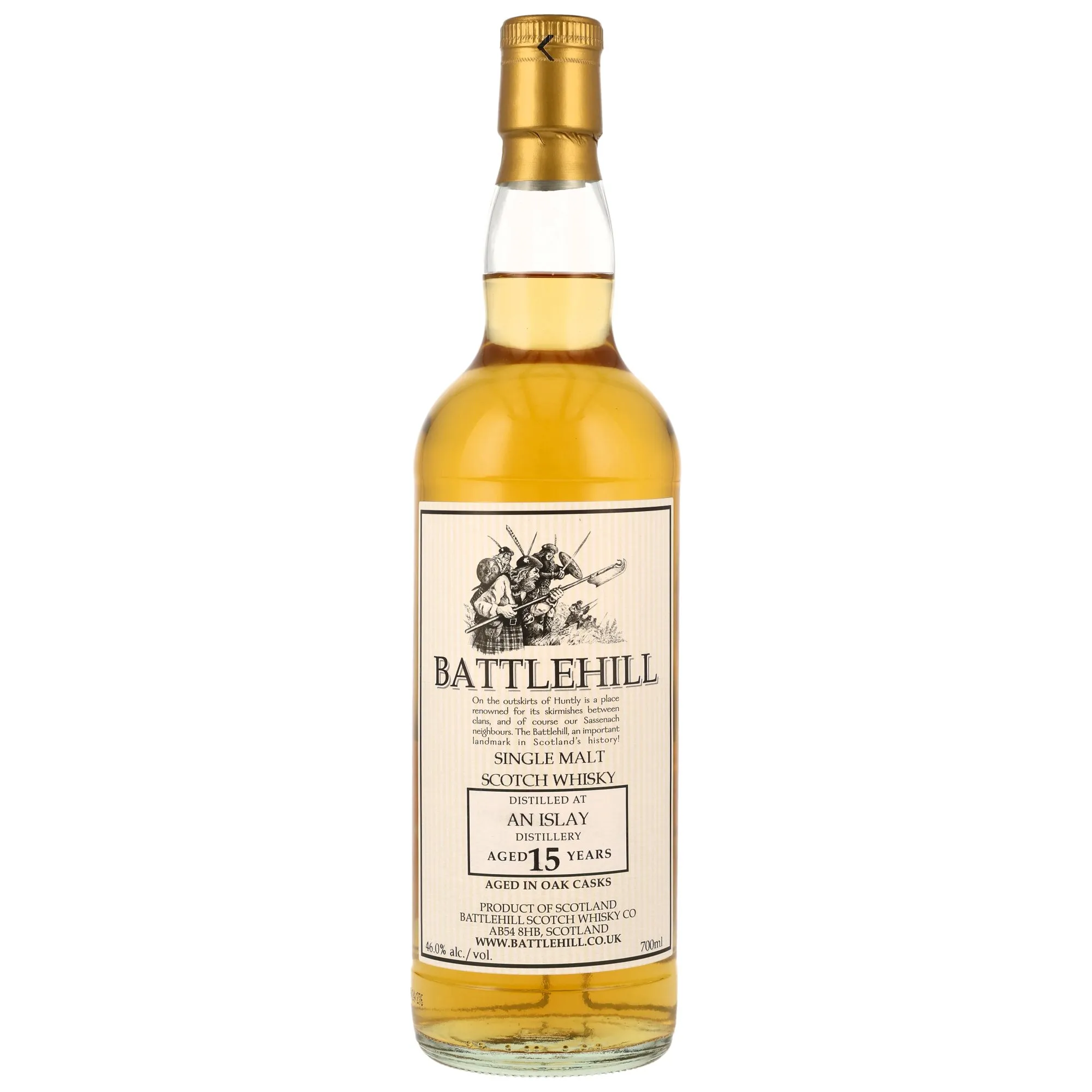 Islay Single Malt Scotch - 15 Jahre - Battlehill (Duncan Taylor)