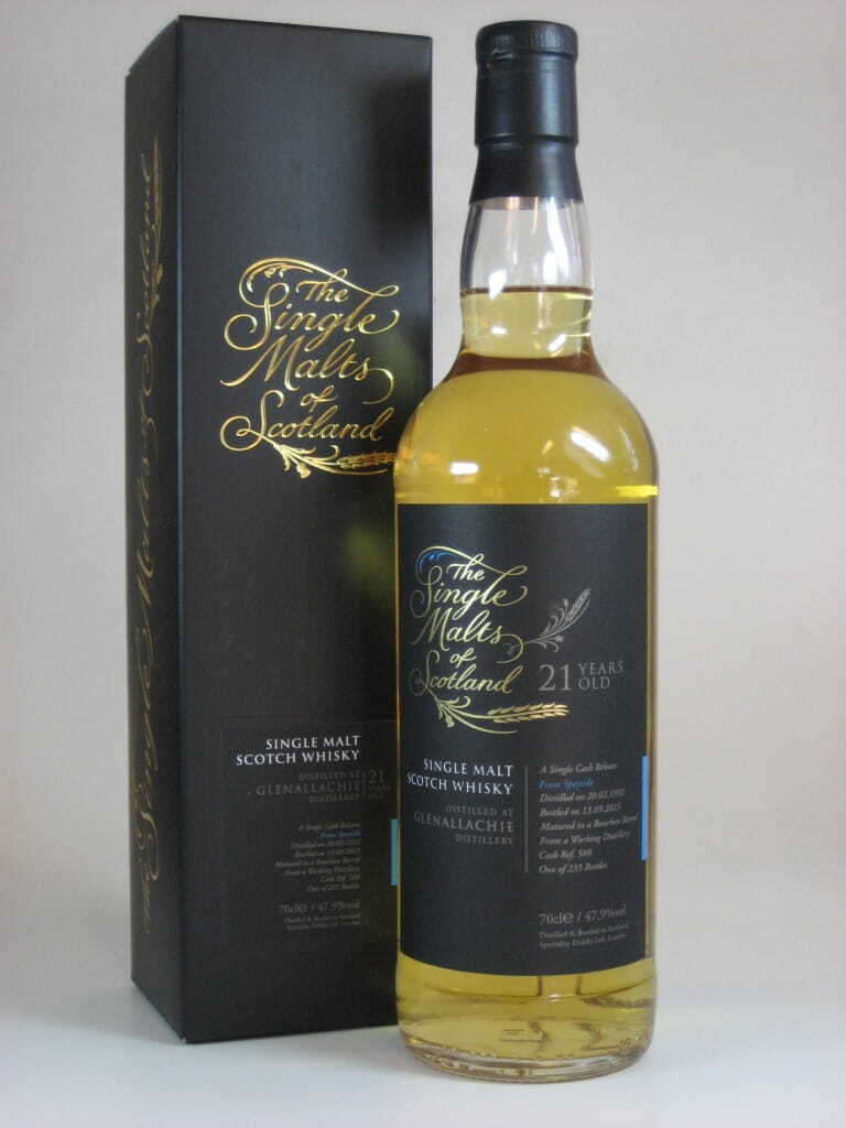 Glenallachie 21 Jahre 1992/2013 "The Single Malts of Scotland" 47,9%vol. 0,7l