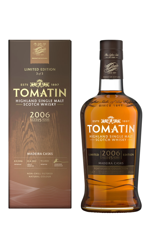 Tomatin 15 Jahre Portuguese Collection - Madeira Casks