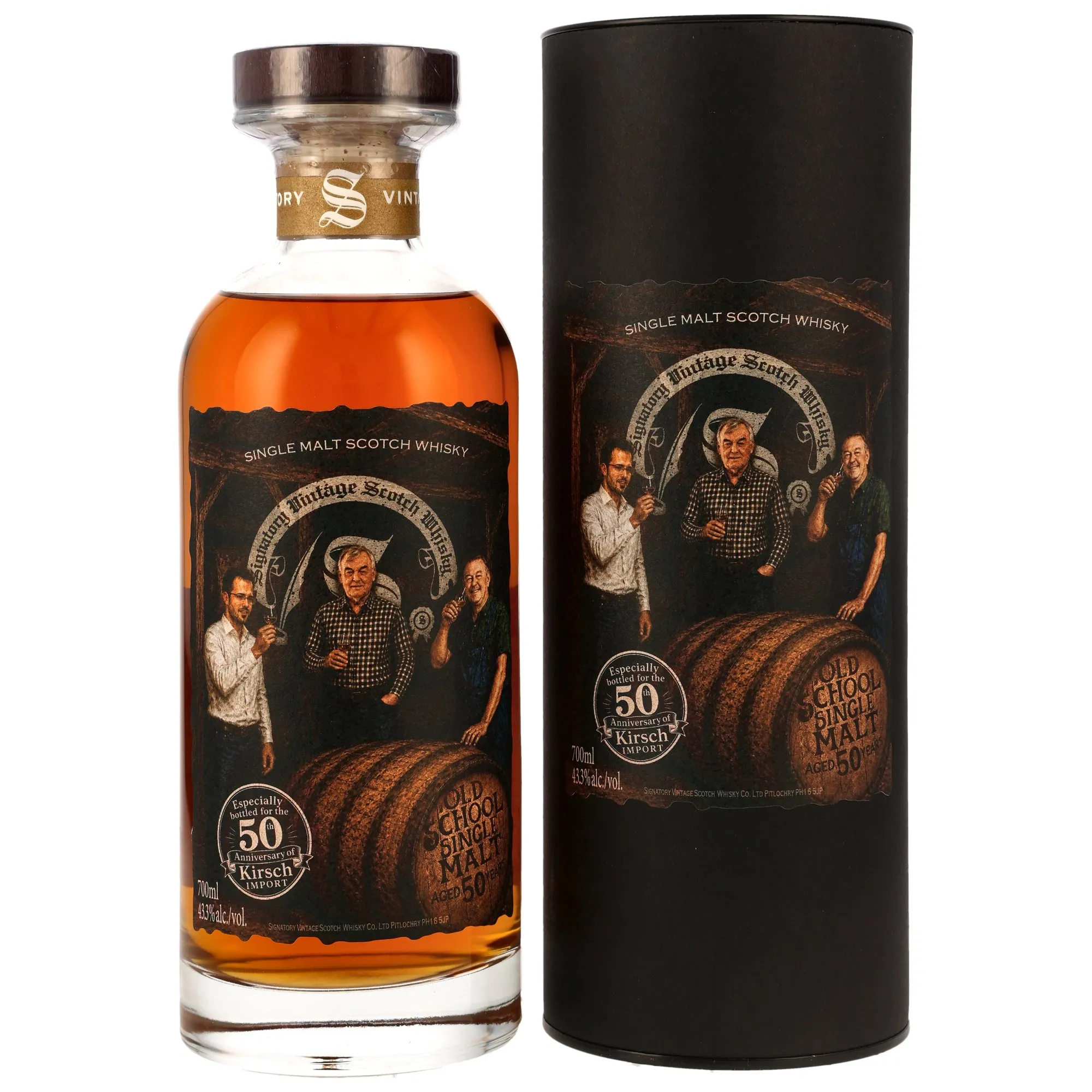 Old School Single Malt 50 Jahre - Sig Vintage - 50th Anniversary Kirsch Import