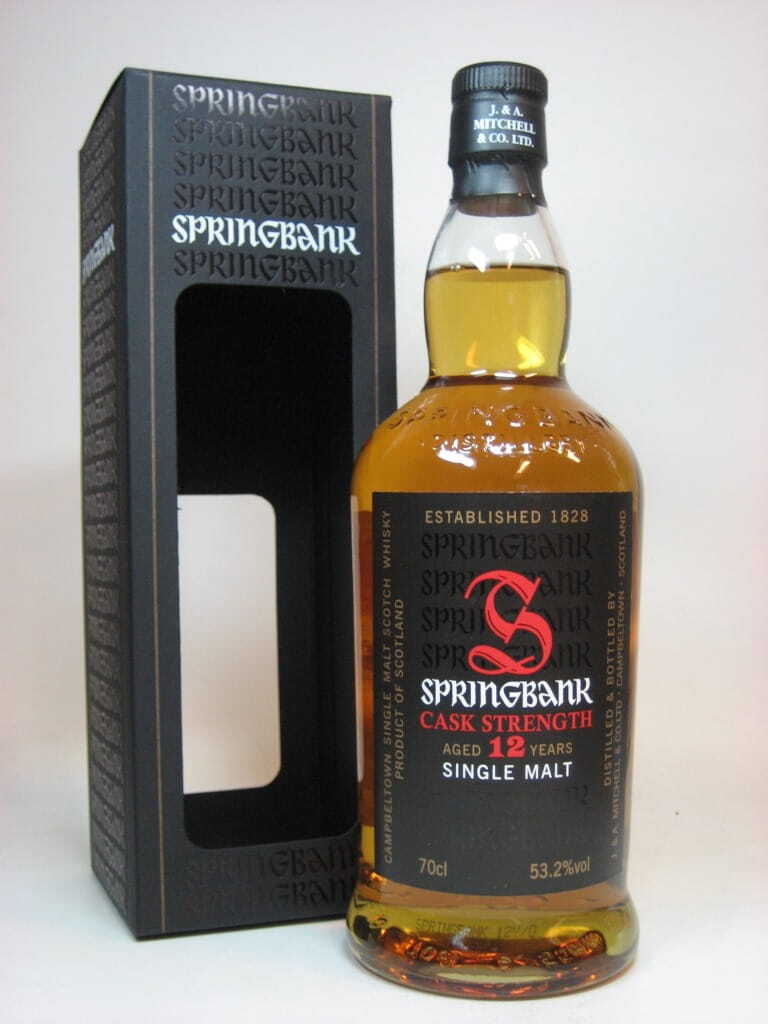 Springbank 12 Jahre Cask Strength 53,2%vol. 0,7l Springbank 12 Jahre Cask Strength 53,2%vol. 0,7l