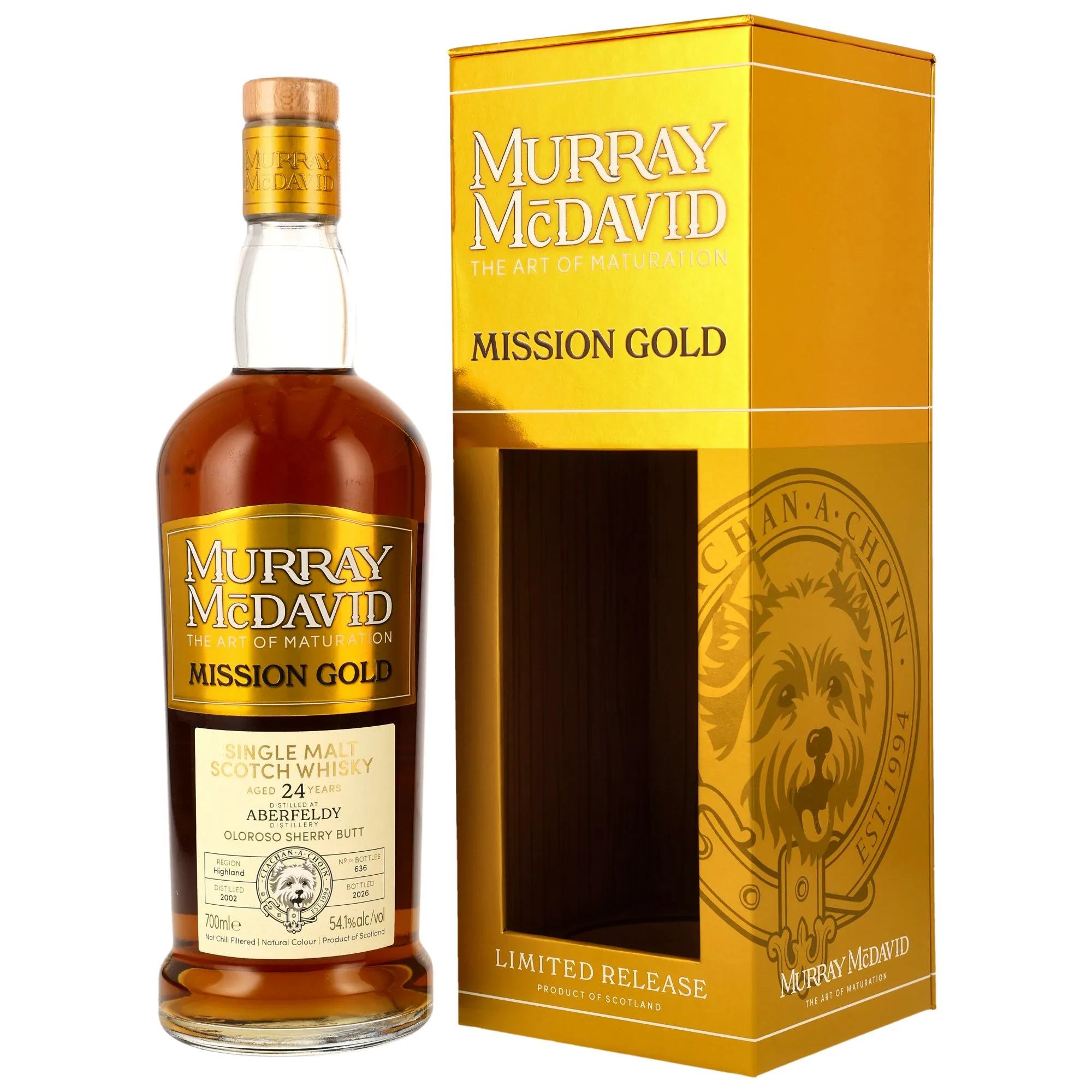 Aberfeldy 2002/2026 - 24 Jahre - Oloroso Sherry Cask - Murray McDavid