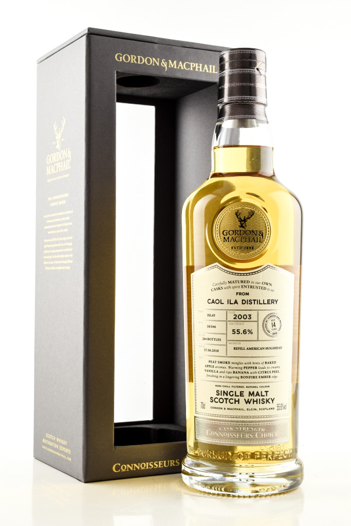 Caol Ila 2003/2018 Refill Hogshead American Gordon & MacPhail Connoisseurs Ch. 55.6% vol. 0,7l